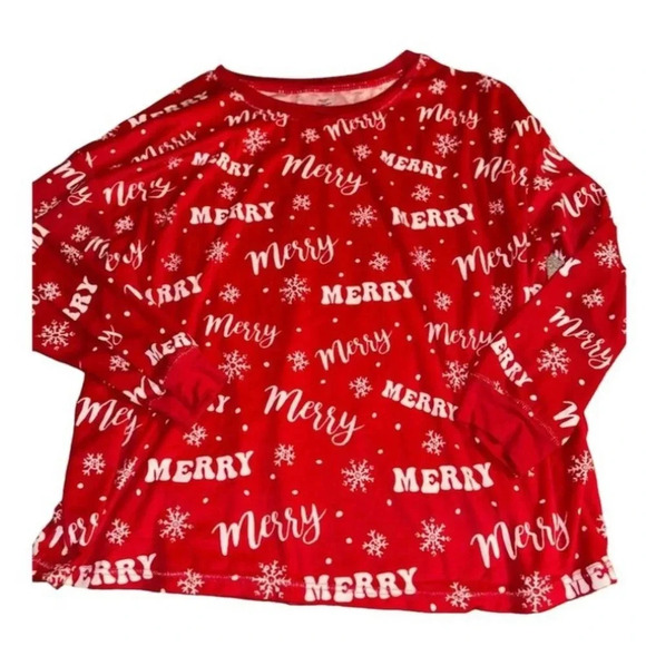 Holiday Time Christmas Family Matching Pajamas Set Red Cartoon Winter Size L/XL - Picture 12 of 15